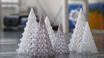 3d printade konstruktioner i T-glase